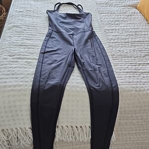 Free People Charcoal Jumpsuit